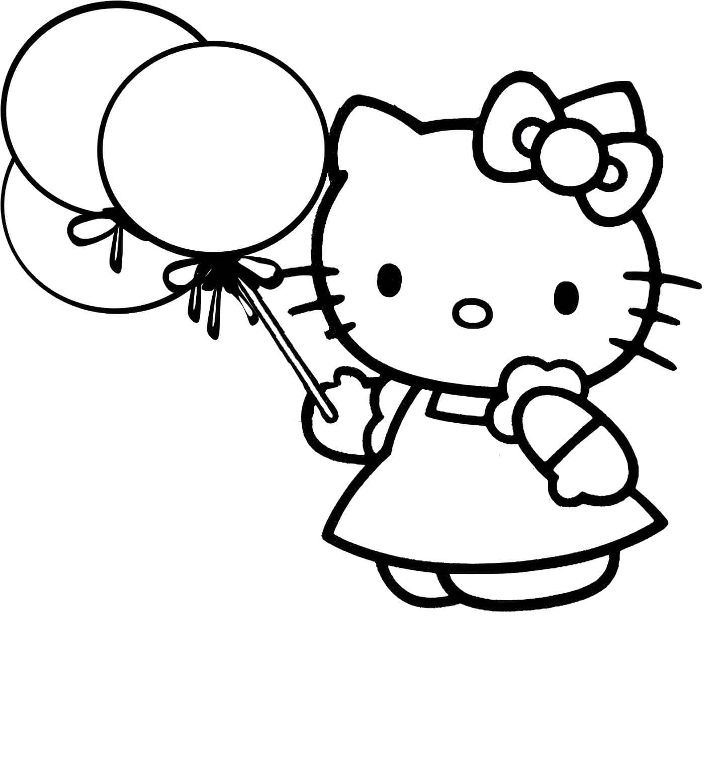 Hello kitty boyama resmi
