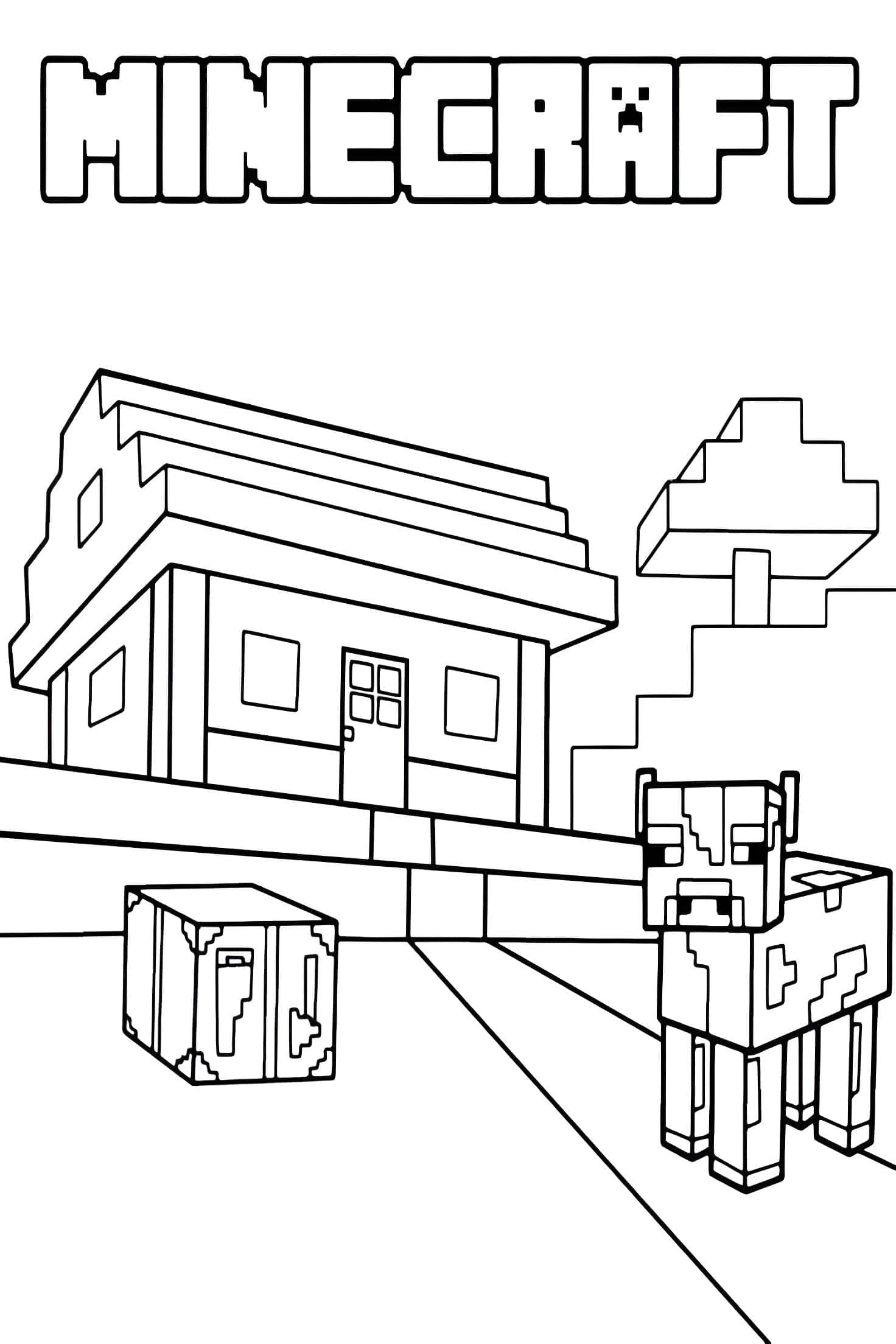 Minecraft inek boyama