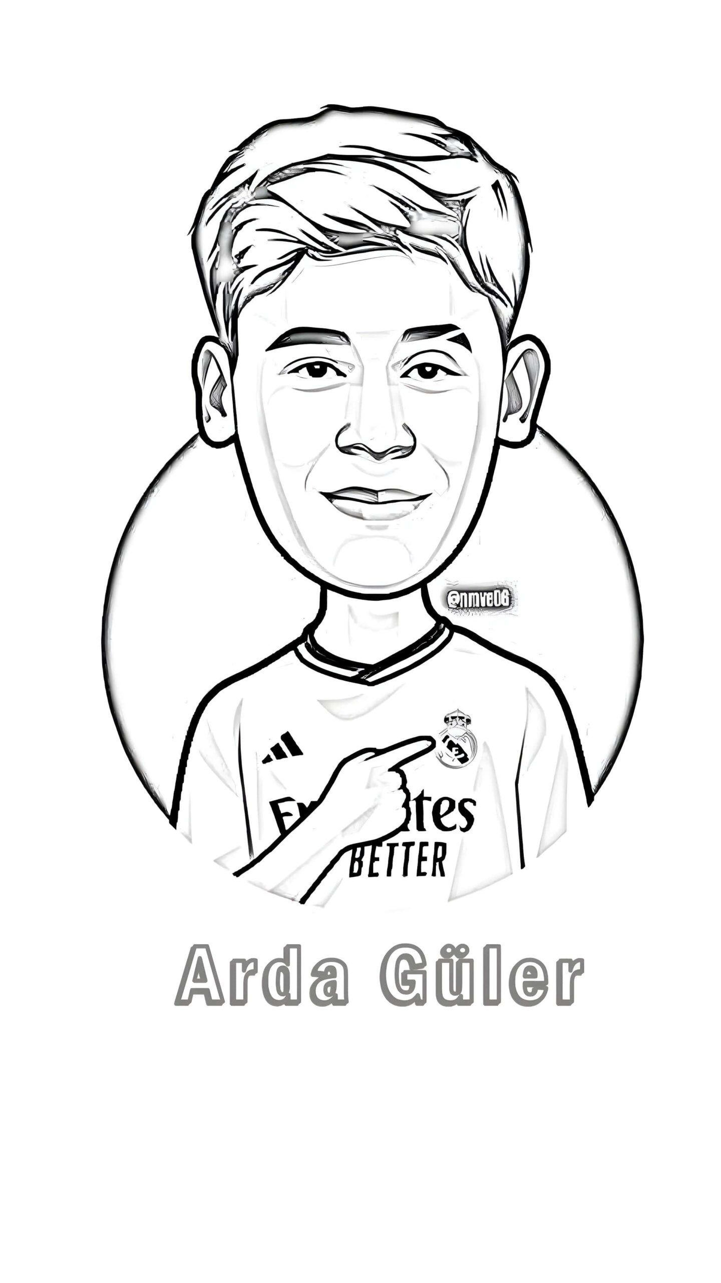 Arda güler’in real madrid’deki çizimi